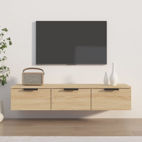 Wall Cabinet Sonoma oak Engineered wood 40.2 x 11.8 x 7...