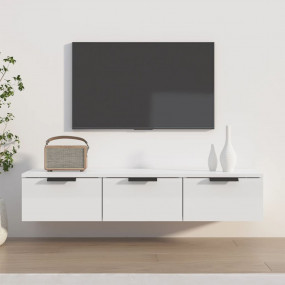 Wall Cabinet High gloss white Engineered wood Medium Wa...