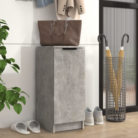 Shoe Cabinet Concrete gray Engineered wood Compact Shoe...