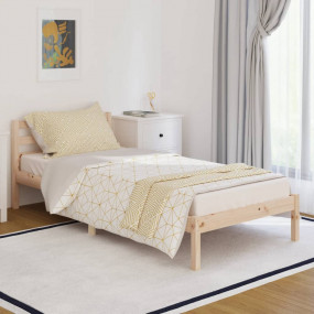 Day Bed Natural wood Solid pine wood Single Convertible