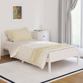 Day Bed White Solid pine wood 39.4 x 78.7 in