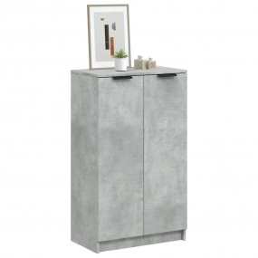 Shoe Cabinet Concrete grey Engineered wood Medium Shoe ...