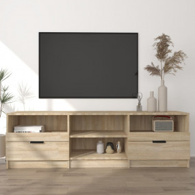 TV Cabinet Sonoma oak Engineered wood Medium TV Cabinet