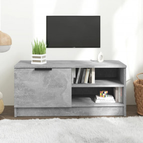 TV Cabinet Concrete grey Engineered wood 31.5 in wide T...