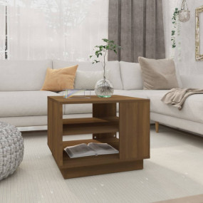 Coffee Table Brown Oak Engineered Wood Medium Coffee Ta...
