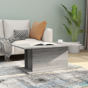 Coffee Table Grey Sonoma Engineered Wood 40.2 x 21.9 x ...