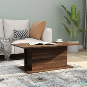 Coffee Table Brown oak Engineered wood Medium Modern