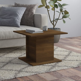 Coffee Table Brown Oak Engineered Wood Medium Coffee Ta...