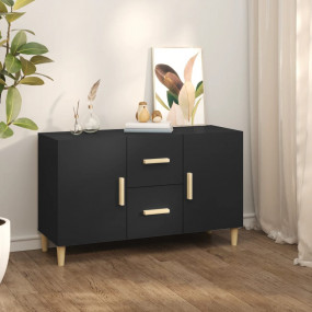 Sideboard Black Engineered wood Medium Sideboard Rectan...
