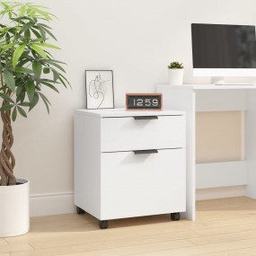 File Cabinet White Engineered wood Medium File Cabinet