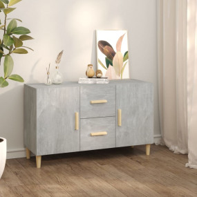 Sideboard Concrete grey Engineered wood Medium Sideboar...