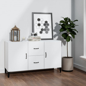 Sideboard White Engineered wood Medium Sideboard Rectan...