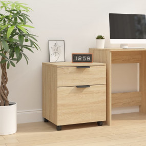File Cabinet Sonoma oak Engineered wood 17.7x15.0x21.3 ...