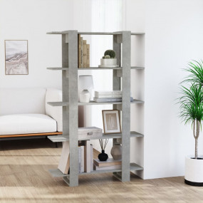 Book Cabinet Concrete grey Engineered wood Medium Book ...
