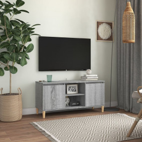 TV Cabinet Gray Sonoma Engineered Wood Medium TV Cabine...