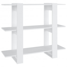 Book Cabinet White Engineered wood Medium Book Cabinet