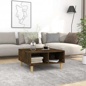 Coffee Table Smoked oak Engineered wood, solid eucalypt...
