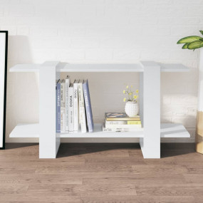 Book Cabinet White Engineered wood Medium Book Cabinet