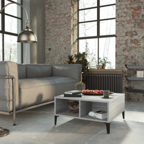 Coffee Table Grey Sonoma Engineered wood, metal Medium