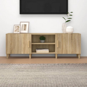 TV Cabinet Sonoma Oak Engineered wood Standard TV Cabin...