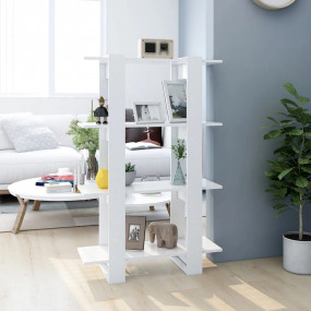 Book Cabinet White Engineered Wood 31.5 x 11.8 x 48.6 i...