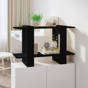 Book Cabinet Black Engineered wood Medium Book Cabinet