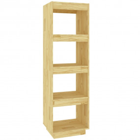 Book Cabinet Natural Pine Solid Pinewood Medium Book Ca...