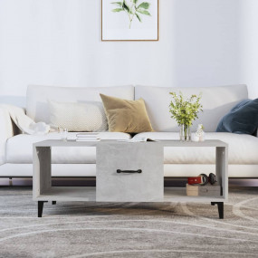 Coffee Table Concrete Grey Engineered Wood Coffee Table