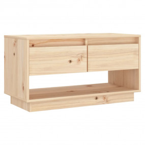 TV Stand Pine Solid pine wood 29.1x13.4x15.7 in TV Stan...
