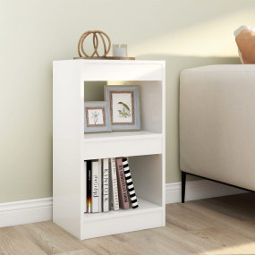 Book Cabinet White Engineered wood Medium Book Cabinet