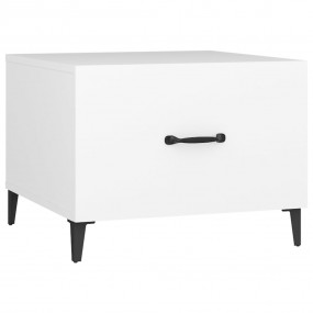 Coffee Table White Engineered wood 20 x 20 x 15.7 in Co...