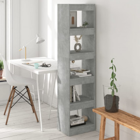 Bookcase Concrete gray Engineered wood