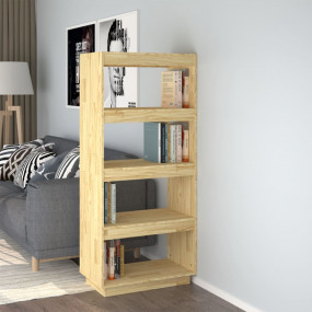 Book Cabinet Natural Pine Solid pinewood Medium Book Ca...