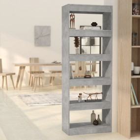 Book Cabinet Concrete gray Engineered wood Medium Book ...