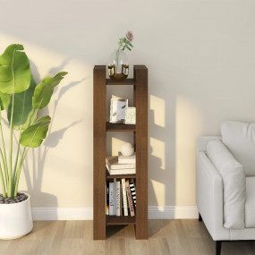 Book Cabinet Honey brown Solid pine wood