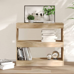 Book Cabinet Sonoma oak Engineered wood Medium Book Cab...