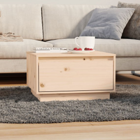 Coffee Table Natural wood Solid pine wood Medium Coffee...