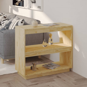 Book Cabinet Natural wood Solid pinewood Medium Book Ca...