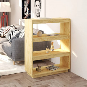 Book Cabinet Pine Solid pine wood Medium Book Cabinet