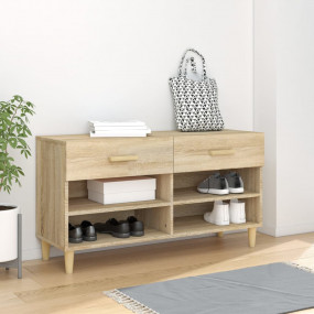 Shoe Cabinet Sonoma oak Engineered wood Small Shoe Cabi...