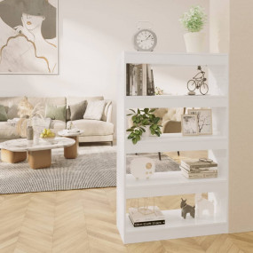 Book Cabinet High gloss white Engineered wood