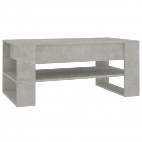 Coffee Table Concrete grey Engineered wood Medium Coffe...