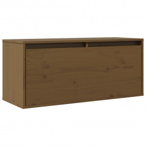 Wall Cabinet Honey brown Solid pinewood Medium Wall Cab...