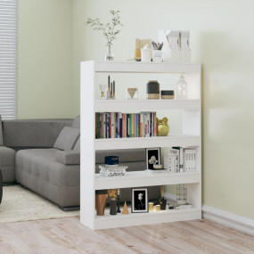 Book Cabinet High gloss white Engineered wood 39.4x11.8...