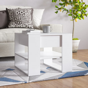 Coffee Table White Engineered wood Medium Coffee Table ...