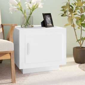 Coffee Table White Engineered wood Small Coffee Table