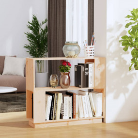 Book Cabinet Natural wood Solid untreated pinewood Medi...