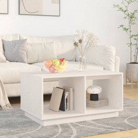 Coffee Table White Solid pine wood Medium Coffee Table