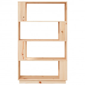 Book Cabinet Natural wood Solid pine wood 31.5 x 9.8 x ...