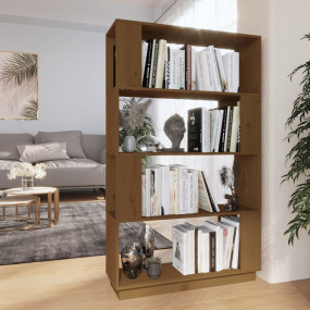 Book Cabinet Honey brown Solid pine wood 52 in tall, 31...